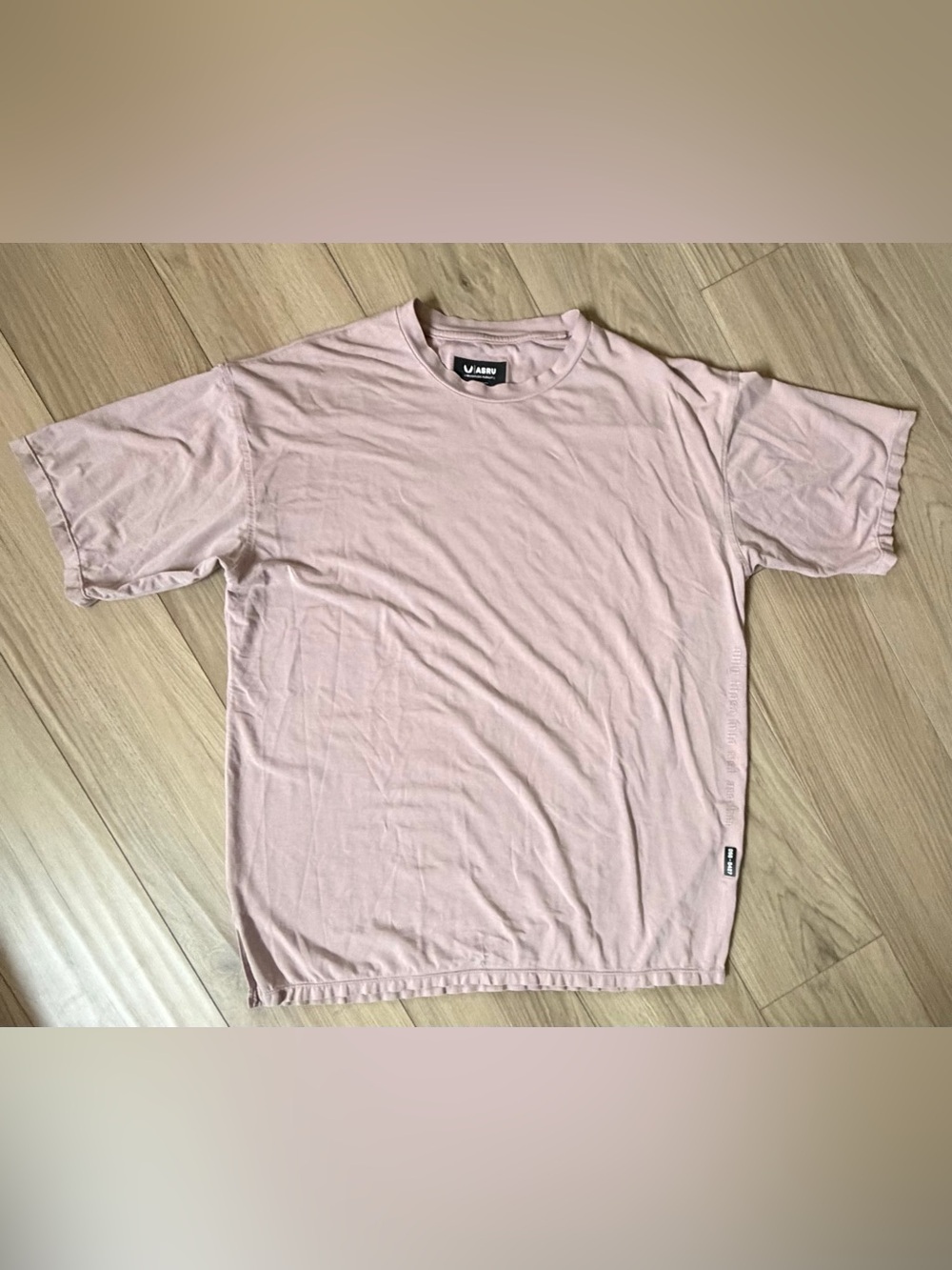 ASRV Mens Mauve Solid Performances Workout Shirt Sz M